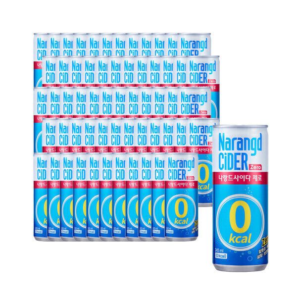 상품 이미지: 나랑드사이다 제로 245ml x 60CAN 사이다/제로/탄산