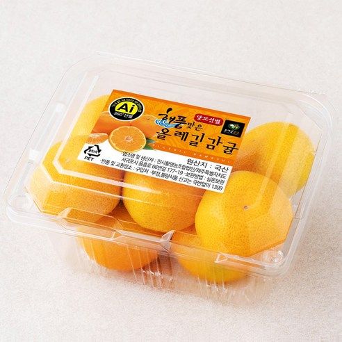 상품 이미지: 올레길 AI 당도선별 11brix 감귤, 500g(로열과), 1개