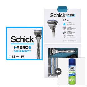 상품 이미지: 쉬크 하이드로5 스킨프로텍트 기획 (핸들1+날13+커버1) +(증정) 라임폼 210g