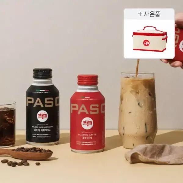 상품 이미지: [피크닉 보냉백 증정] 파스쿠찌 캔커피 275ml 6캔/12캔 (아메리카노/라떼)