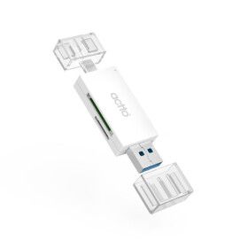 상품 이미지: 투웨이 USB 3.2 C타입 OTG 카드리더기 OTG-10 화이트