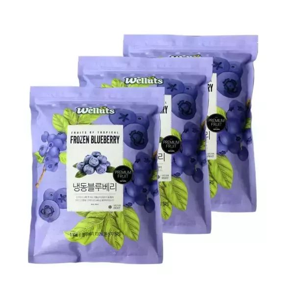 상품 이미지: 웰루츠 A등급 냉동 블루베리 3kg