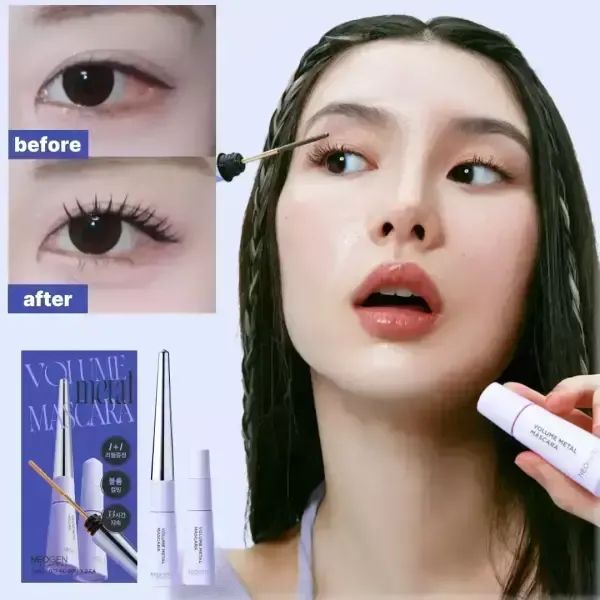 상품 이미지: 번짐없는 볼륨 4000만뷰 볼륨 메탈 마스카라 33시간 철벽컬 유지 4000만뷰 틱톡 화제의 마스카라