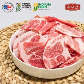 상품 이미지: (신선집중) 미국산 목전지 슬라이스 500g x 4팩 (총2kg)