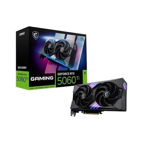 상품 이미지: MSI 지포스 RTX 5060 Ti 게이밍 OC D7 16GB 트윈프로져, 블랙