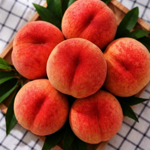 상품 이미지: (신선집중) 아삭달콤 딱딱이 경봉 복숭아 중과 3kg내외(15과내외) / 20%+5%+5%