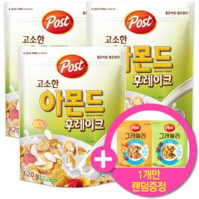상품 이미지: 포스트 아몬드후레이크 620gx3 +포스트사은품증정