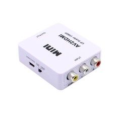 상품 이미지: 넥시 AV to HDMI 컨버터, NX-3RCAHD, 1개