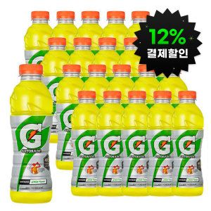 상품 이미지: (12%결제할인)게토레이 이온음료 레몬 600ml x 20pet 이온음료 / 스포츠 음료
