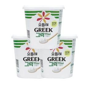 상품 이미지: 빙그레 요플레 그릭요거트 마일드 무가당 플레인 900g x 3개