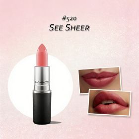 상품 이미지: 맥 립스틱 - 520 씨쉬어 (See Sheer) 3g 매트 레트로 립 파우더 키스