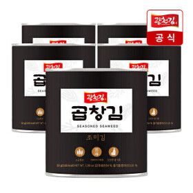 상품 이미지: (신선집중) 광천김  프리미엄 곱창 캔김 30g x 5캔