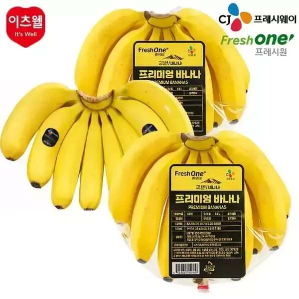 상품 이미지: CJ프레시웨이 고당도 달콤쫀득 바나나 3.5kg(3~4봉)