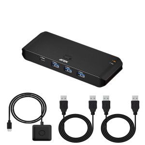 상품 이미지: USB선택기 3.2 Gen1 5G 2대4 데스크탑 노트북 공유기 원격포트 셀렉터 KM 스위치 프린터 키보드 마우스