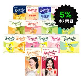 상품 이미지: 티젠 콤부차 30스틱+신상콤부차 20스틱 골라담기(+5%적립) /총 50스틱 / 당0g 저칼로리