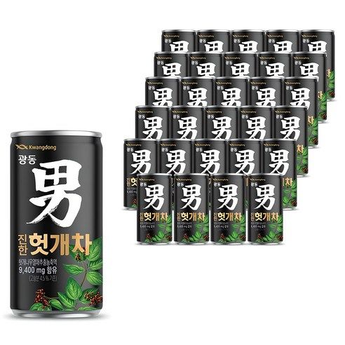 상품 이미지: 광동진한헛개차 남, 180ml, 30개