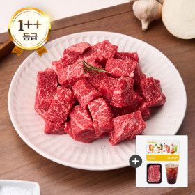 상품 이미지: (신선집중) 엄마네한우 1++등급 한우 국거리용 설도 200g+200g(400g)