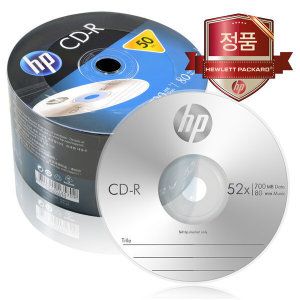 상품 이미지: 정품 HP CD-R 50장 벌크/HP 공CD 50장 벌크 포장
