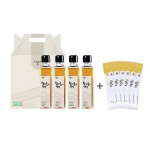 상품 이미지: 참기름의 정석 국산 참기름 세트 150ml X 4병+스틱들기름6매