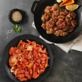 상품 이미지: 국내산 순살 춘천 닭갈비 500gx2팩 + 간장 닭갈비 500gx2팩