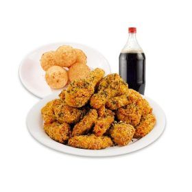 상품 이미지: (60계치킨) 크크크치킨 치즈볼 콜라1.25L