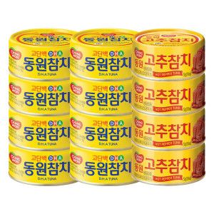 상품 이미지: 동원 DHA 참치 150G 8캔 + 고추참치 150G 4캔