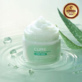 상품 이미지: (사은품100%증정) 김정문알로에 큐어 리알로에 대용량 수분 젤리크림 100ml