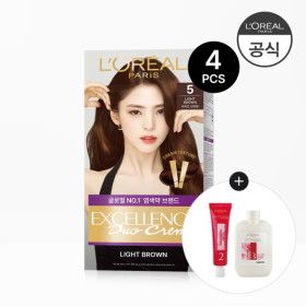 상품 이미지: 로레알파리 엑셀랑스 듀오크림 염색약 4개 (증)엑셀랑스 헤어키트