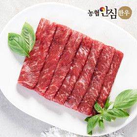 상품 이미지: (신선집중) 농협안심한우 1등급 한우 대패 바로구이 200g+200g