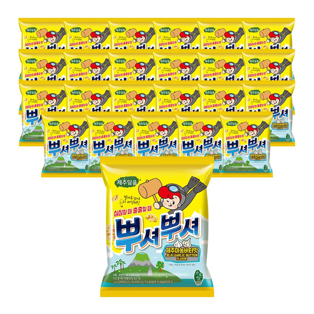 상품 이미지: 네이버 ONLY 오뚜기 뿌셔뿌셔 제주마농버터맛, 90g, 24개