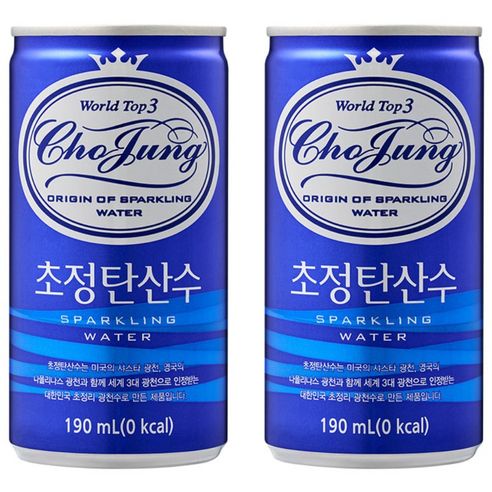 상품 이미지: 초정탄산수, 190ml, 30개