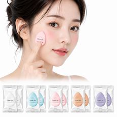 상품 이미지: 미니 퍼프 블러셔 퍼프 개별포장, 10개, 혼합색상