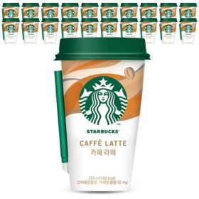 상품 이미지: 스타벅스 카페라떼 컵커피 200mlx20컵+아이스포장