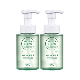 상품 이미지: 해피바스 마이크로 클린 솝베리/딥버블 버블폼 300ml 2개