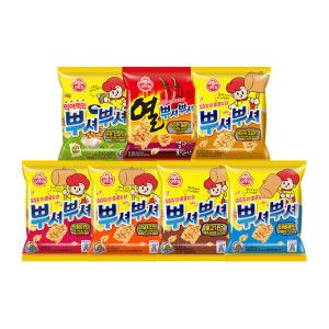 상품 이미지: 오뚜기 뿌셔뿌셔 떡볶이맛/양념치킨맛/바베큐맛/불고기맛 90g 12+12 골라담기