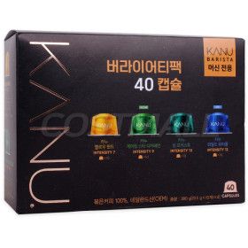 상품 이미지: 카누 카누머신전용 바리스타 버라이어티팩 40캡슐 380g 코스트코