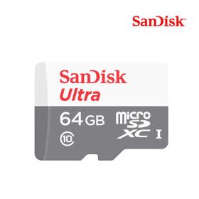 상품 이미지: 샌디스크 울트라 MicroSDHC/XC 64GBClass10 U1 마이크로SD 카메라 블랙박스 메모리 카드 64기가