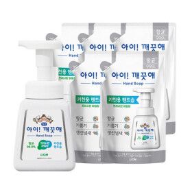 상품 이미지: 아이깨끗해 핸드워시 키친용 본품 용기 250ml 1개+리필 200ml 5개