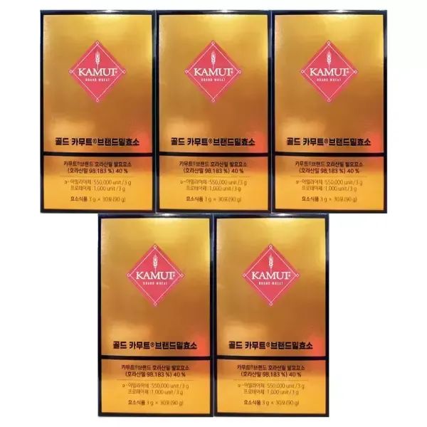 상품 이미지: 골드 카무트 효소 3g x 30포 x 5개 / 써클