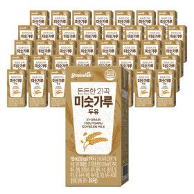 상품 이미지: 그레인랩 든든한 21곡 미숫가루두유 40팩 x 1박스 / 21가지 국산 곡물