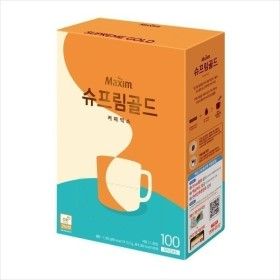 상품 이미지: (태풍몰+)맥심 슈프림골드 커피믹스 100T/넉넉한유통기한x오늘발송
