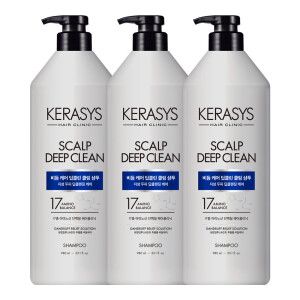 상품 이미지: 케라시스 헤어클리닉 스칼프 딥클린 비듬케어 쿨링 단백질 샴푸 980ML 3개