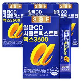 상품 이미지: 알파CD 3600 알파시클로덱스트린 고함량 4박스 파인애플맛 알파시디