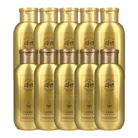 상품 이미지: 리엔 로열젤리 샴푸 200ml 5개 + 컨디셔너 200ml 5개 총 10개 골드 휴대용