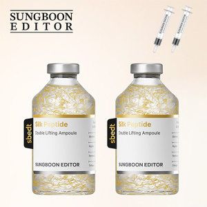 상품 이미지: 대용량 1+1성분에디터 홈쇼핑 완판 실크펩타이드 녹는실 리프팅 앰플 60ml 2개