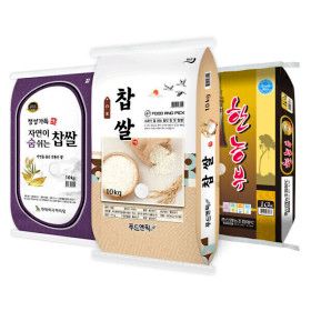 상품 이미지: 푸드앤픽 자연이 숨쉬는 찹쌀 20kg(10kg+10kg) 국내산 찰벼 25년산