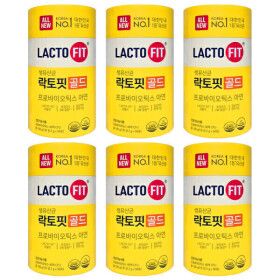 상품 이미지: 종근당건강 락토핏 골드 (리뉴얼) 2g x 50포 x 6통(300일분) HI