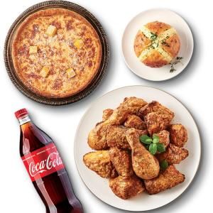상품 이미지: (굽네치킨) 고추바사삭+시카고피자+바게트볼+콜라1.25L