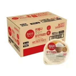 상품 이미지: [CJ] 햇반 윤기가득쌀밥 210g, 36입, 1개