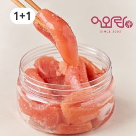 상품 이미지: 명란젓 저염 무색소 명란 못난이 파지 백명란 2통 400g 1+1 행사중 총 800g